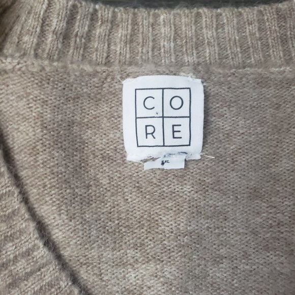CORE Life Oversized V Neck Neck Sweater - Picture 3 of 6